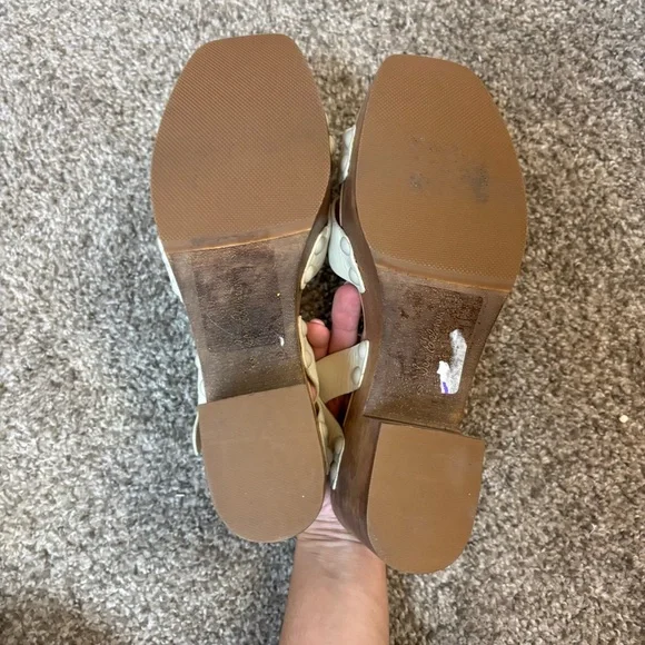 Sam Edelman Josefine Leather Clog Sandal Ivory size 8 - Picture 10 of 10